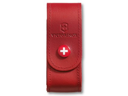 kozene pouzdro victorinox kapesni noze 91 93 mm cervene