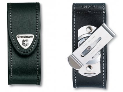 kozene pouzdro rotacni klip victorinox kapesni noze 91 93 mm cerne