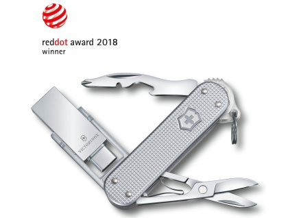 kapesni nuz s USB diskem klicenka Victorinox Jetsetter Work USB Alox 58 mm