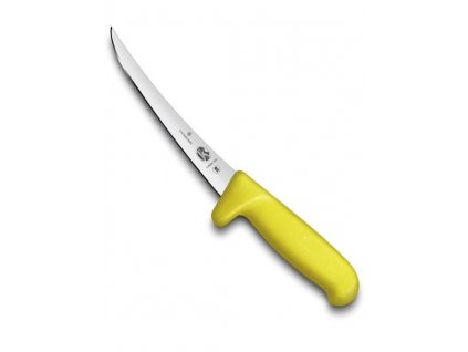 vykostovaci nuz victorinox fibrox 15 cm zahnuta cepel uzka zluty yellow zastita