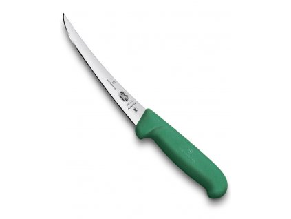 vykostovaci nuz victorinox fibrox uzka zahnuta flexibilni cepel 15 cm zeleny green