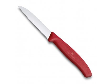 zoubkovany nuz na zeleninu victorinox swiss classic 8 cm cerveny
