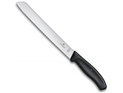 kuchynsky nuz na chleb pecivo victorinox swiss classic 21 cm cerny