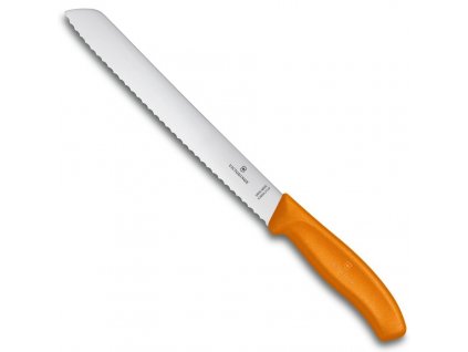 kuchynsky nuz na chleb pecivo victorinox swiss classic 21 cm oranzovy