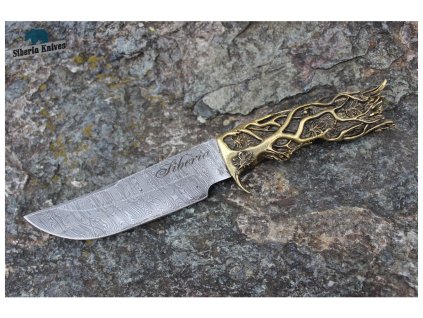 lovecky damaskovy nuz siberia knives damascensky changar