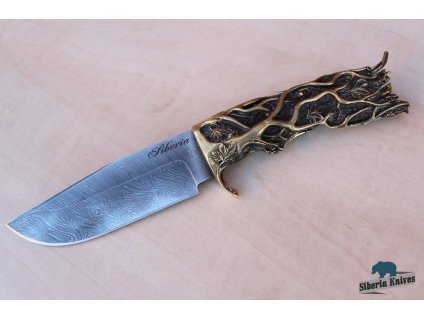 rusky rucne kovany lovecky nuz z damaskove oceli siveluc siberia knives 6