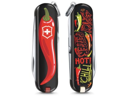 kapesni nozik klicenka 58 mm victorinox classic limited edition 2019 chili peppers 0.6223.L1904