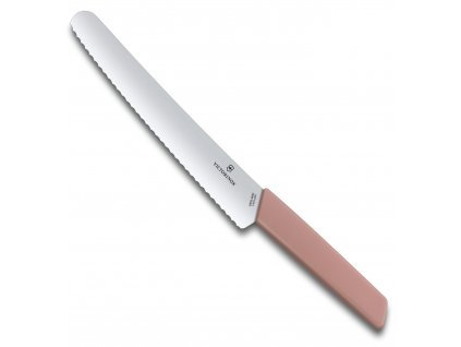 nuz na chleb pecivo se zoubkovanym ostrim victorinox swiss modern 6.9076.22W5B lososovy