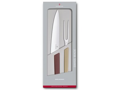 barevna sada na dranzirovani vidlicka kucharksy nuz victorinox swiss modern 6.9096.21G