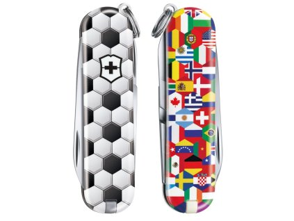svycarsky kapesni zaviraci nuz klicenka victorinox classic le 2020 limitovana edice world of soccer 0.6223.L2007