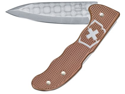 zaviraci lovecky nuz victorinox hunter pro alox damaskova ocel limitovana edice 2020 0.9410.J20