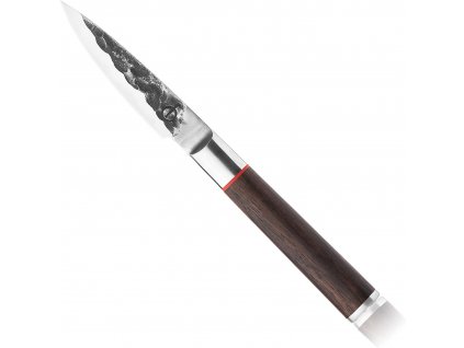 kovany nuz na zeleninu ovoce z japonske oceli 8,5 cm forged olive SDV 305102 s drevenou rukojeti