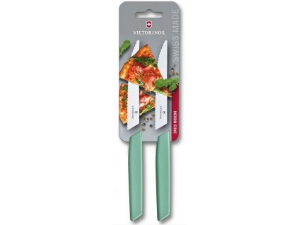 sada 2 ks nuz na steak swiss modern zelena victorinox steak nuz kvalitni noze