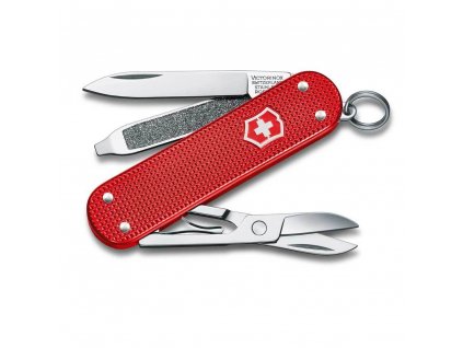 kapesni nuz klicenka victorinox 58 mm classic alox cerveny sweet berry kvalitni noze 5