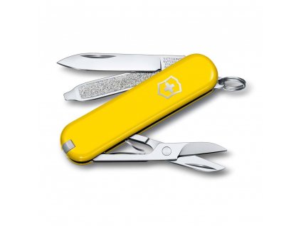 kapesni nuz klicenka victorinox 58 mm classic sd sunny side zluty kvalitni noze 1