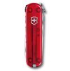 kapesni mini nuz klicenka victorinox nail clip 580 65 mm transparentni cerveny