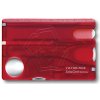 swisscard victorinox nailcare transaprentni cervena