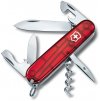 kapesni nuz victorinox spartan 91 mm transparentni cerveny