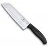 kucharsky japonsky nuz santoku vybrusy victorinox swiss classic 17 cm cerny
