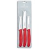 sada nozu na zeleninu victorinox swiss classic 3 ks cervena