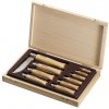 sberatelska sada kapesnich nozu opinel inox v drevene darkove krabicce 001311