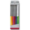 sada zoubkovanych nozu na rajcata victorinox swiss classic 11 cm 6 ks barevna