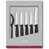 sada nozu na zeleninu se skrabkou victorinox swiss classic 6 ks cerna 6.7113.6G