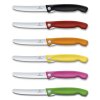 vlnkovate ostri skladaci svacinovy na rajcata nuz victorinox swiss classic piknik zelený barevny