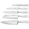 classic white 5 dilna sada nozu s blokem bily santoku verze wusthof solingen kvalitni noze