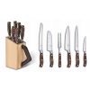 luxusni sada kuchynskych nozu v bloku 7 kusu drevo grand maitre victorinox kvalitno noze drevena rukojet 74
