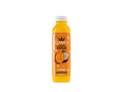 Queens Nata de Coco Mango 0.5l front scaled