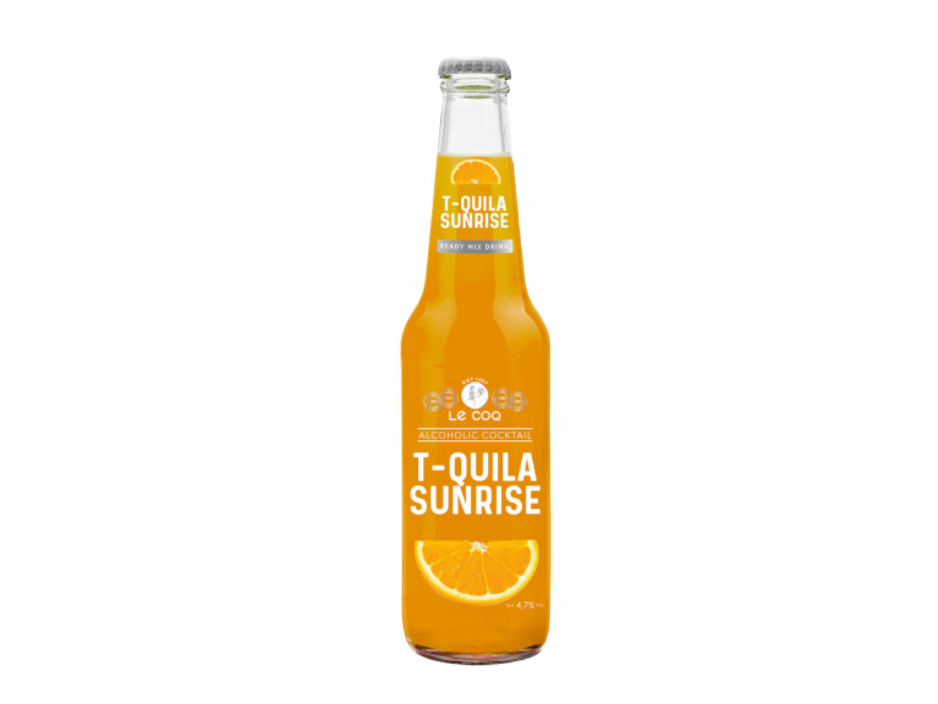 Le Coq T-quila Sunrise 0,33 l | Osvěžující koktejl s pomerančem a granátovým jablkem