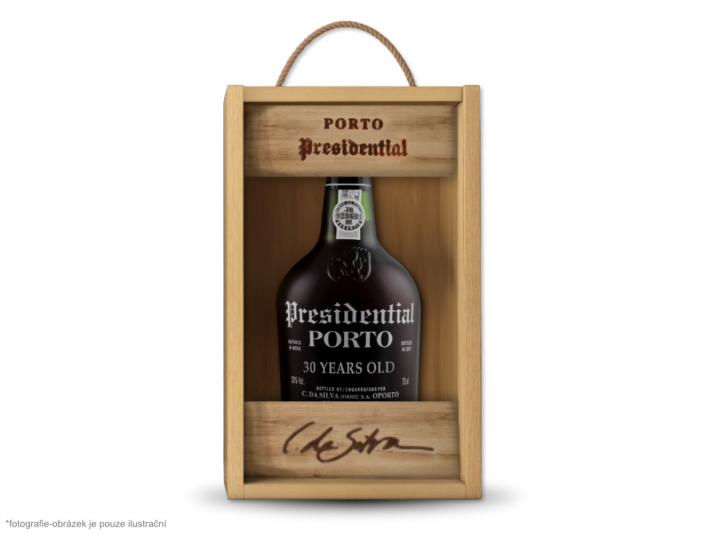 C. da Silva (Vinhos) S.A. Porto Presidential Tawny 30yo 0,75l 20% (dřevěný box)