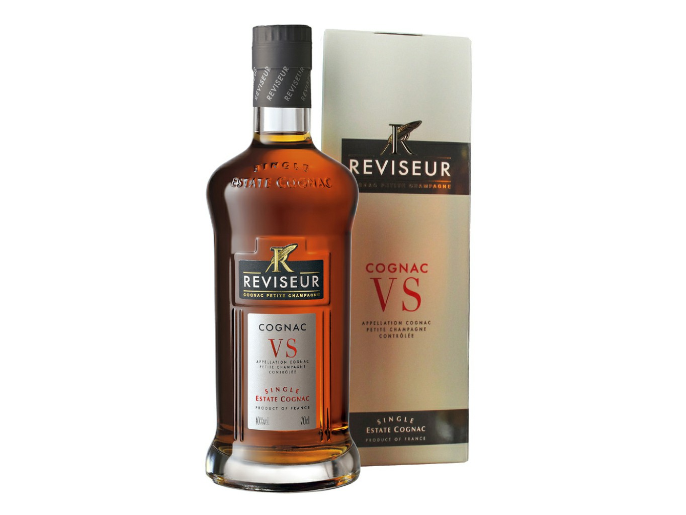 Cognac Reviseur VS Single Estate 40% 0,7 l (karton)