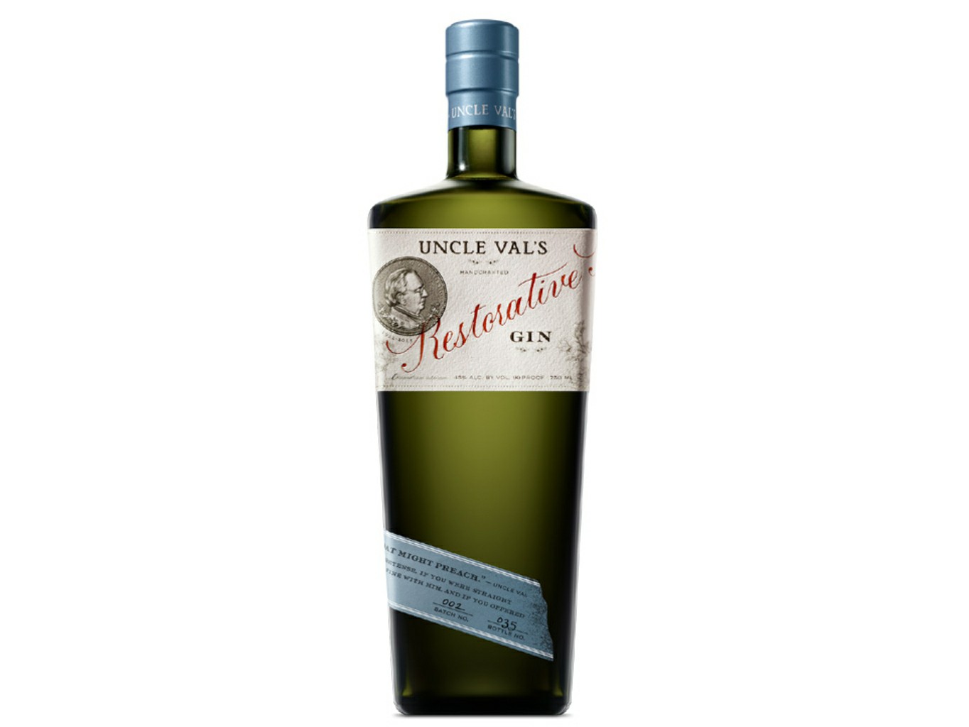 Gin Uncle Val´s Restorative 45% 0,7 l (holá láhev)