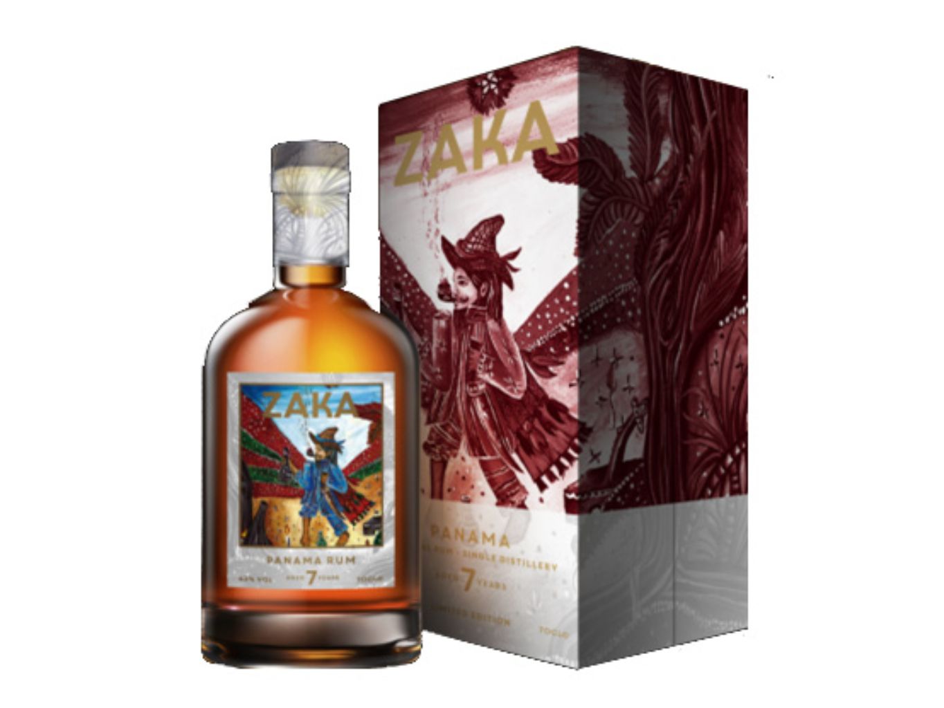 RUM ZAKA panama 42% 0,7l (holá láhev)