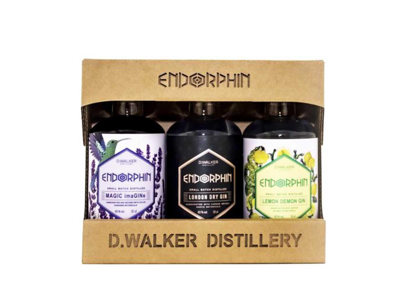 ENDORPHIN GIN sada 3 x 0,2l 43%