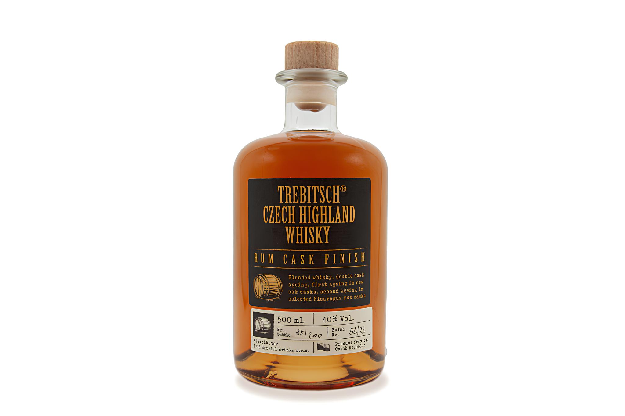 TREBITSCH Rum Finish Blended Whisky 40% 0.5l