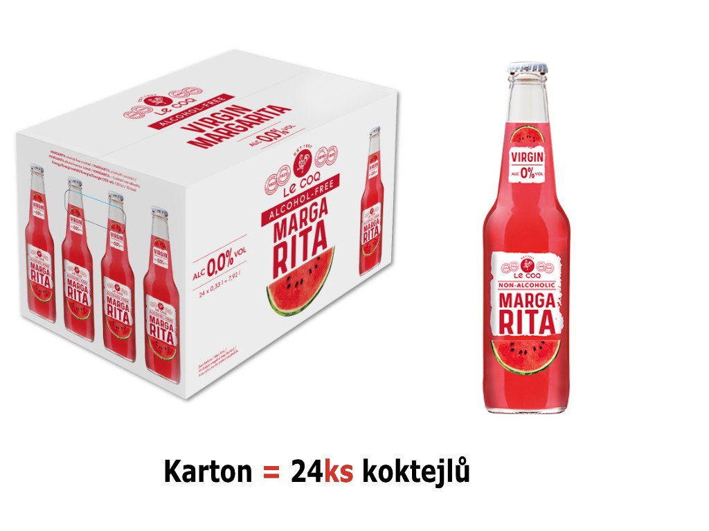 Le Coq Virgin Margarita 24×0,33 l | Nealko koktejl pro každou akci