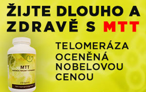 MTT kapsle - TELOMERAZA + MORINGA, založeno na výzkumu s Nobelovou cenou