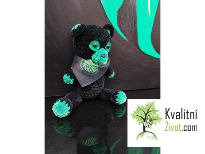 Monstera - originální šátek 25 x 25 cm