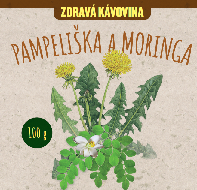 Pampelišková káva s BIO moringou 100 g | Zdravá kávovina Pampeliška potkala moringu