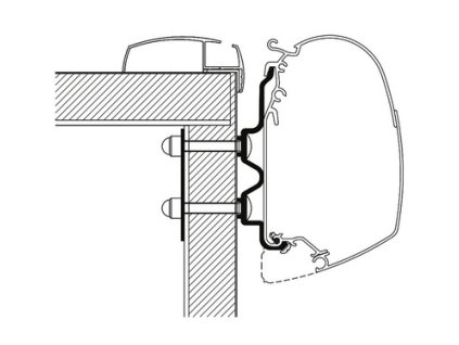 Adaptér Thule 5200 Hobby Optima