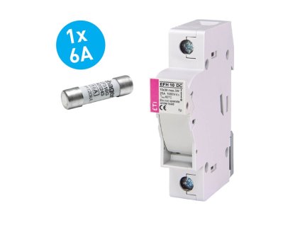1316 1 panelovy odpinac 6a 1x pojistka