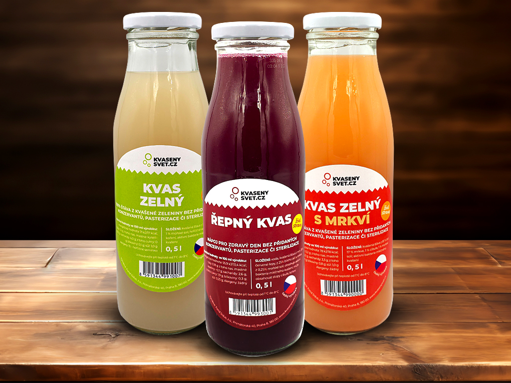 Šťáva z kysaného zelí, zelný a řepný kvas aneb nápoje, které ožívají