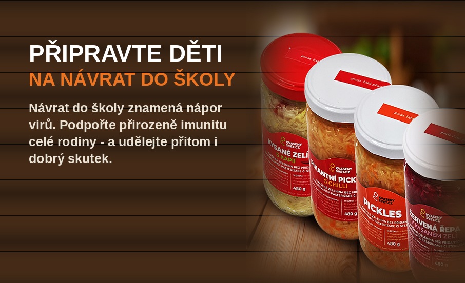 Jak zelí pomáhá dětem přežít nástup do školky a školy