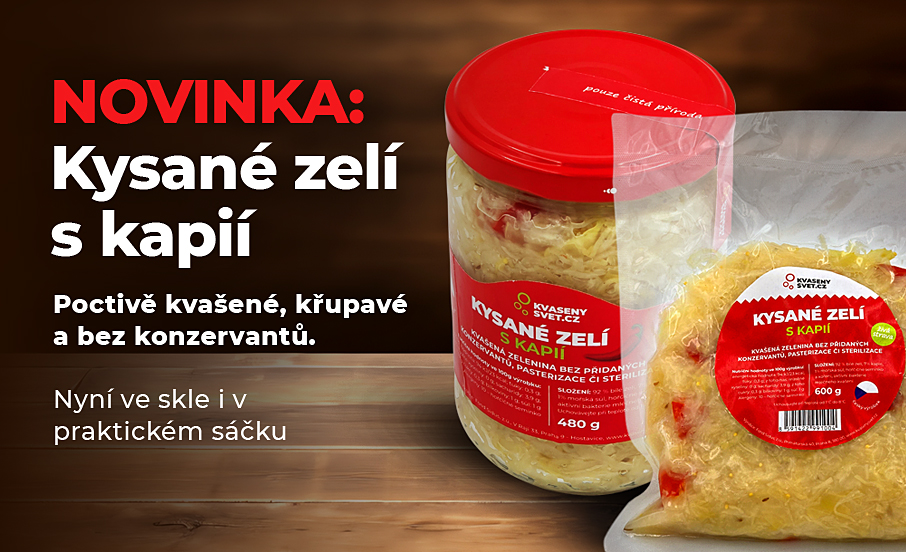 Novinka: Kysané zelí s kapií