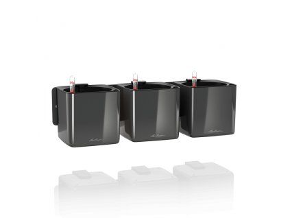 Cube Glossy Green Wall antracit