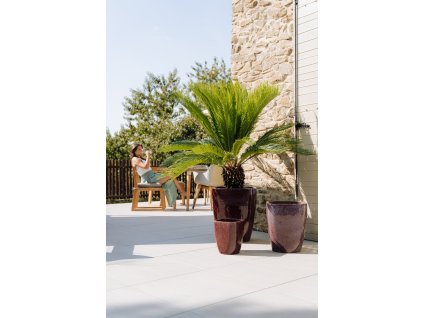 keramicky kvetinac vauban velky fialovy