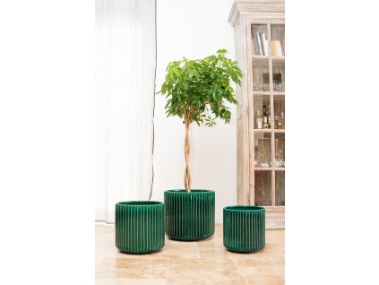 Keramicky kvetinac london tmave zeleny2